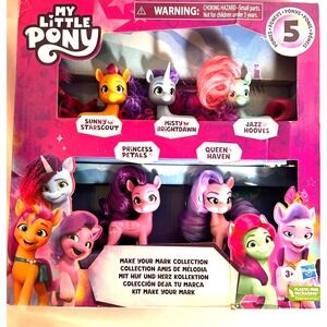 My Little Pony Mane Melody 5-Piece Friends Set Princess Petals Jazz Hooves More